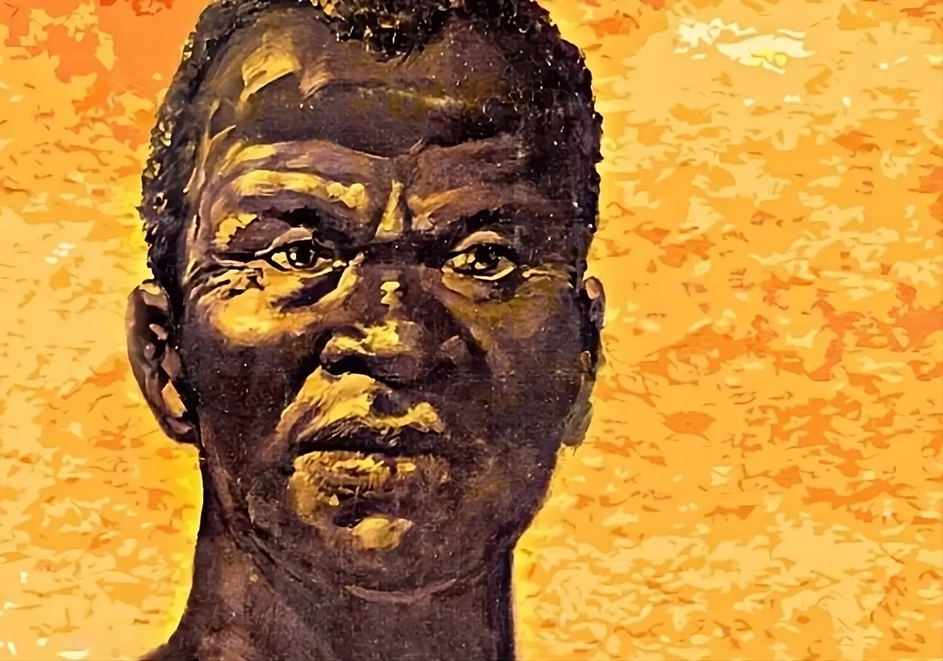 Pintura do rosto de Zumbi dos Palmares